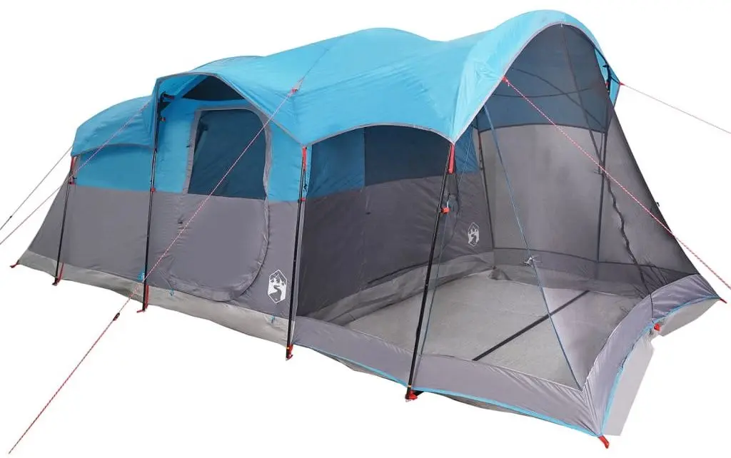 Палатка VidaXL Tunnel 94786 (Grey/Blue)