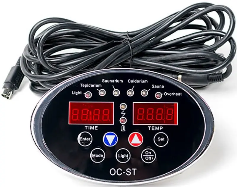 Комплект электрокаменка+парогенератор Waincris One Touch SPA WOTS45ST (Grey) - 3