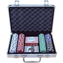 Set pentru poker Buffalo 7100703 (Silver)
