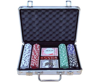 Set pentru poker Buffalo 7100703 (Silver)