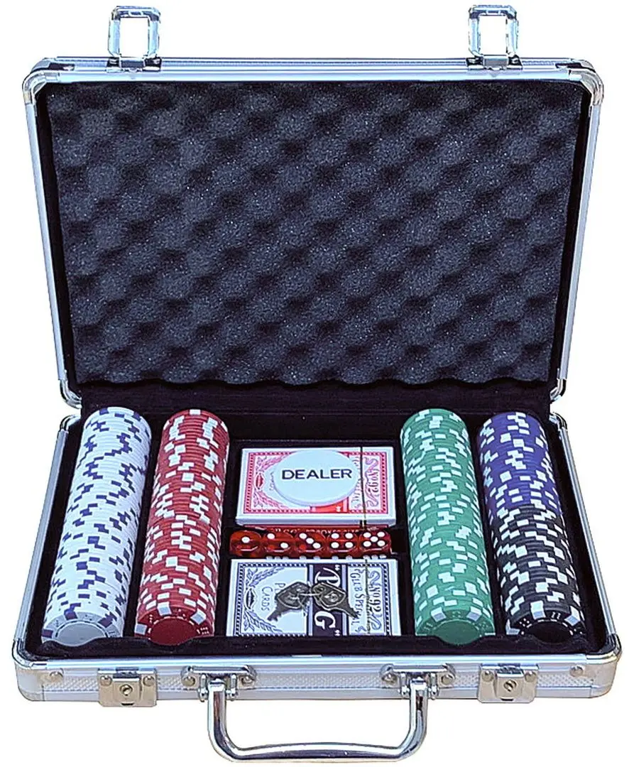 Set pentru poker Buffalo 7100703 (Silver)