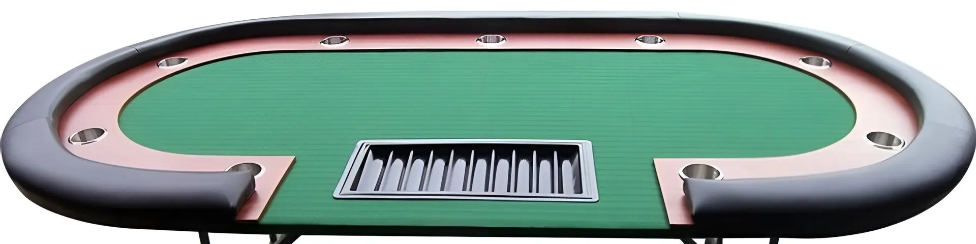 Masa pentru poker Buffalo 7100.789B (Black/Green) - 2