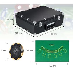 Набор для покера Costway UY10099BK (Black) Thumb