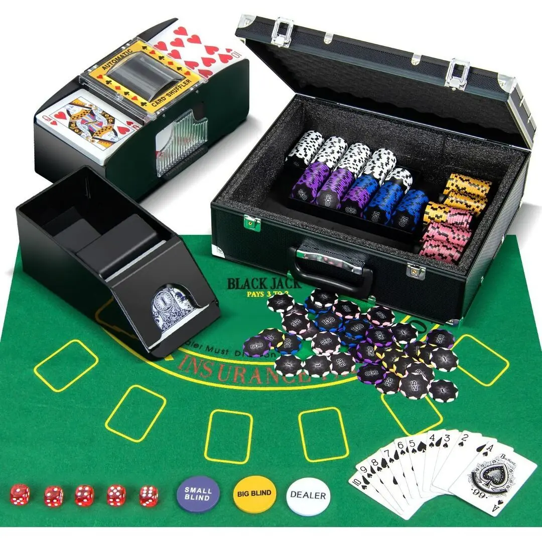 Набор для покера Costway UY10099BK (Black)