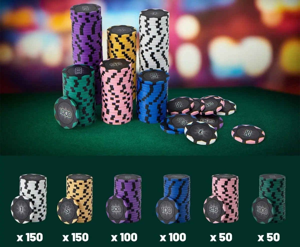 Набор для покера Costway UY10100BK (Black)