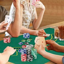 Set pentru poker Costway UY10129BK (Black) Thumb