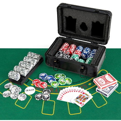 Set pentru poker Costway UY10129BK (Black)