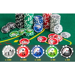 Set pentru poker Costway UY10130BK (Black) Thumb