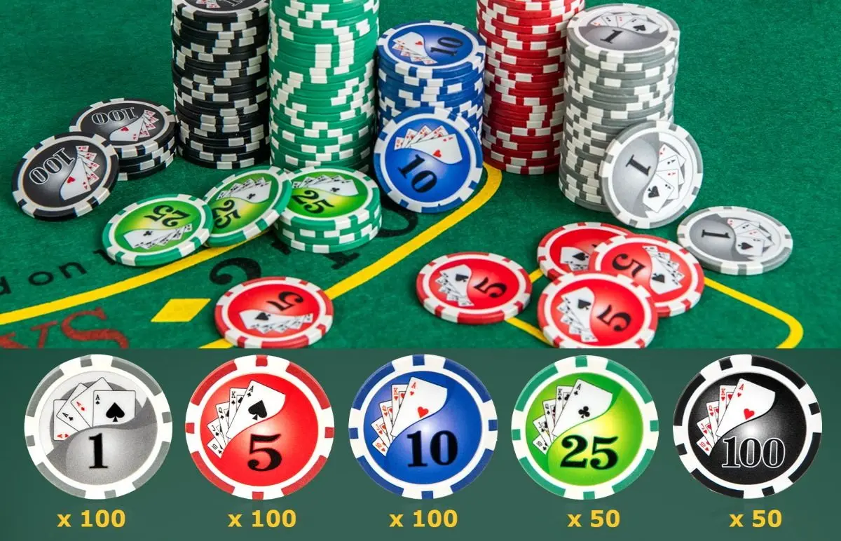 Set pentru poker Costway UY10130BK (Black)