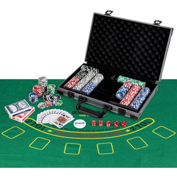 Set pentru poker Costway UY10130BK (Black)