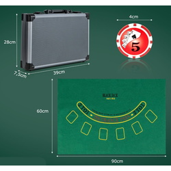 Set pentru poker Costway UY10130BK (Black) Thumb