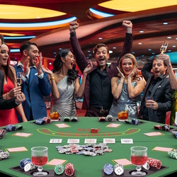 Postav pentru poker Costway UY10154GN (Green) Thumb