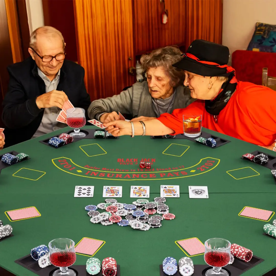 Postav pentru poker Costway UY10154GN (Green)