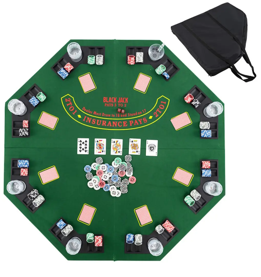 Postav pentru poker Costway UY10154GN (Green)