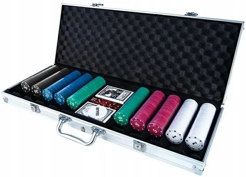 Set pentru poker Gotel B10 (Silver)
