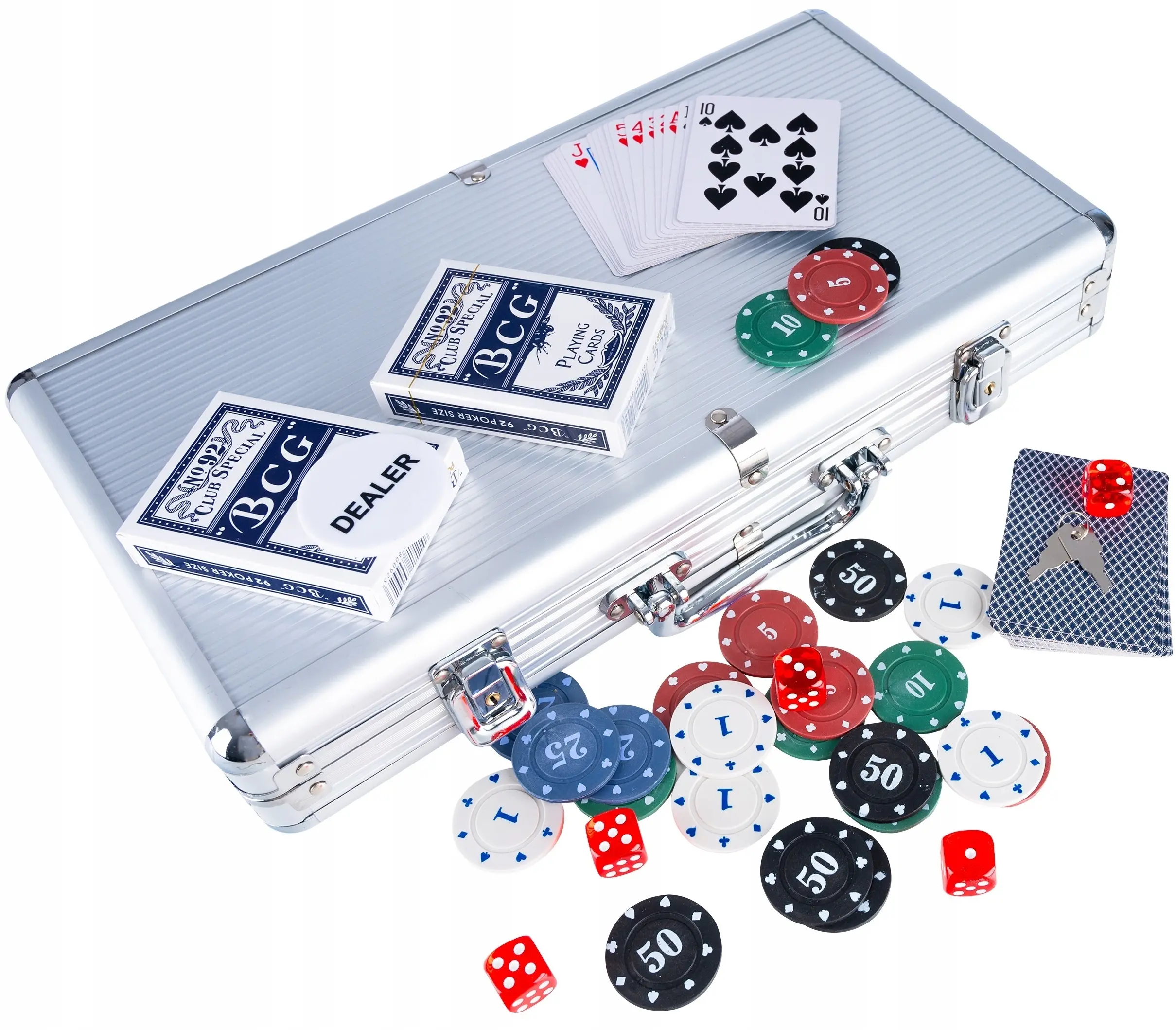 Set pentru poker Gotel B10F (Silver)