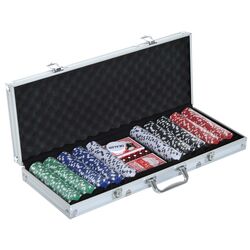 Набор для покера Homcom A70-014 (Silver)