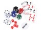 Set pentru poker Homcom A70-014V01 (Silver)