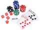 Set pentru poker Homcom A70-014V02 (Silver)