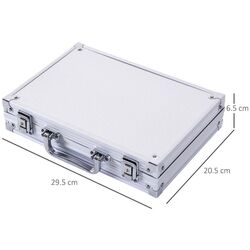 Set pentru poker Homcom A70-014V02 (Silver) Thumb