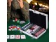 Set pentru poker Homcom A70-014V02 (Silver)