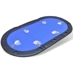 Blat pentru poker Lion 351301 (Black/Blue) Thumb