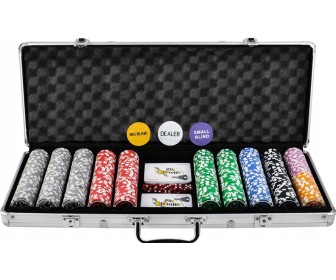 Set de joaca in Poker Malatec 23529 (Silver)