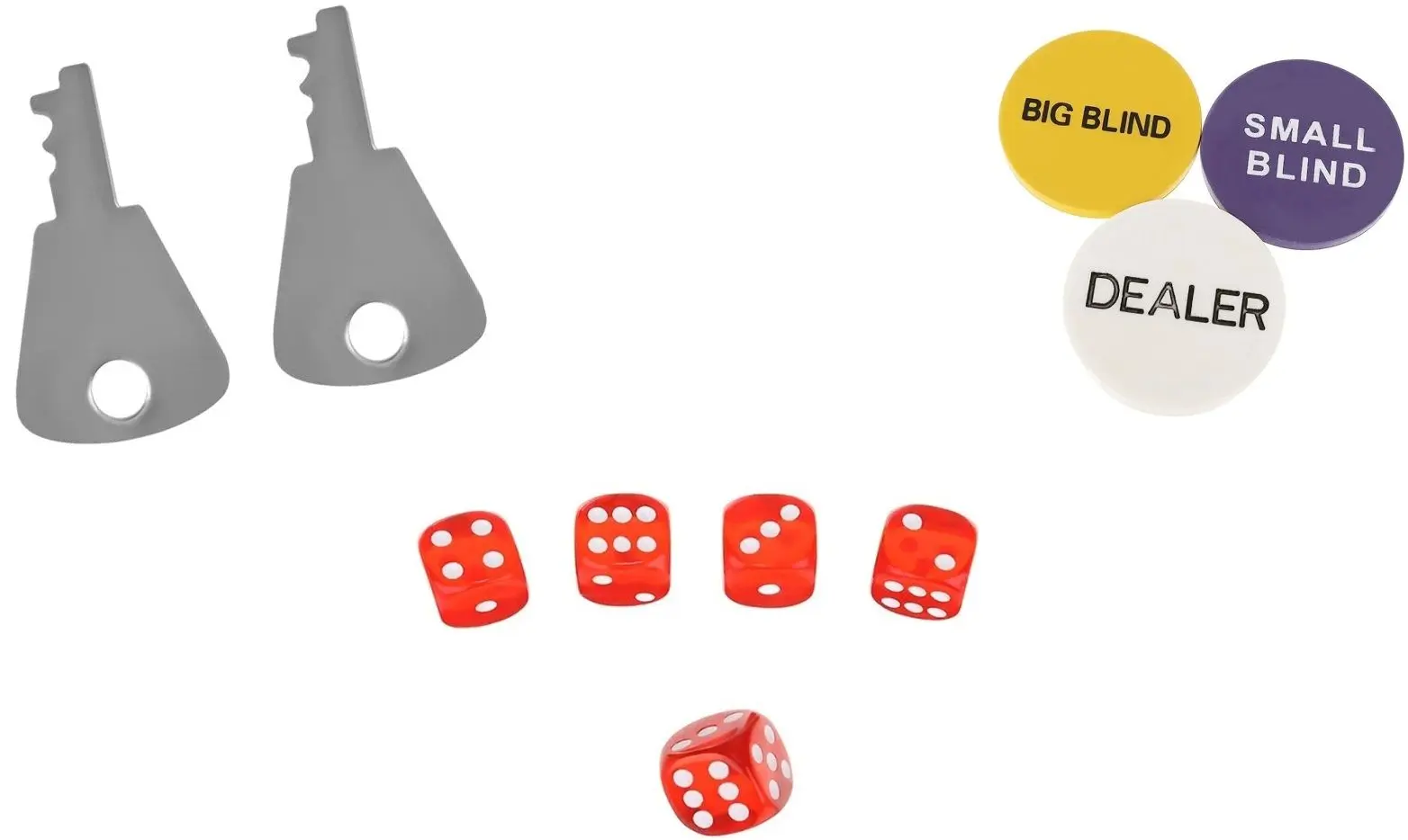 Set de joaca in Poker Malatec 23529 (Silver)