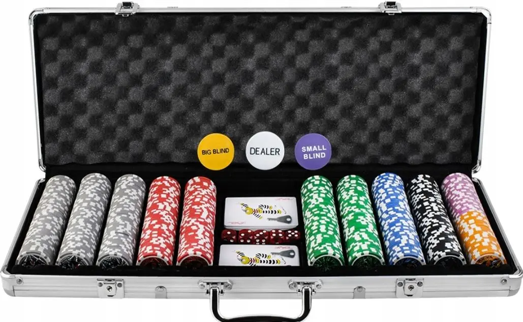 Set de joaca in Poker Malatec 23529 (Silver)