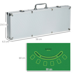 Set poker Sportnow A70-086V01SR (Silver) Thumb