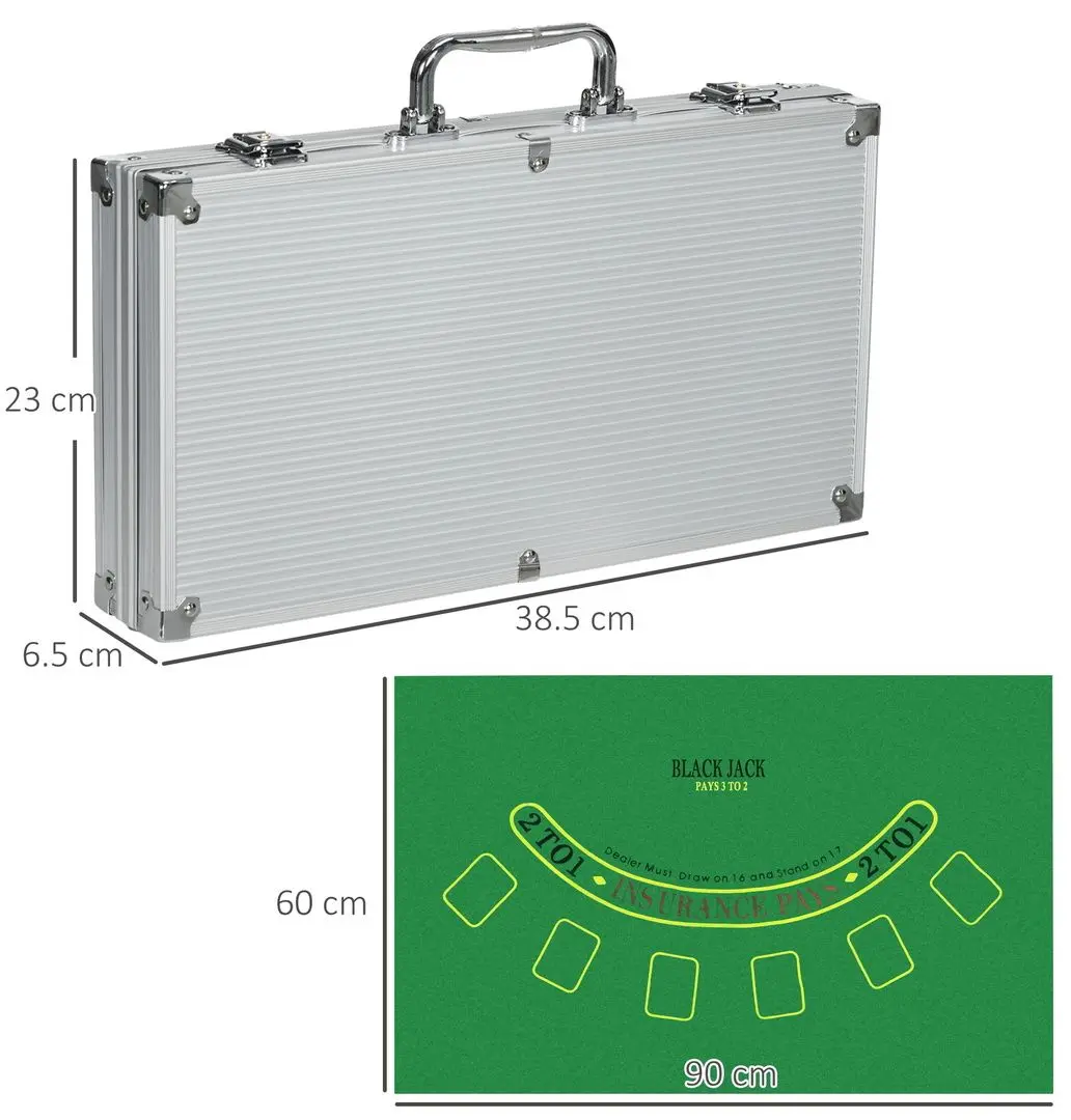 Set pentru poker Sportnow A70-086V00SR (Silver)