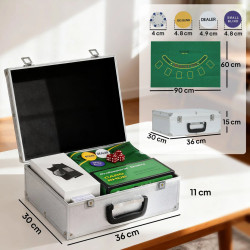 Set poker Sportnow A70-128V00SR (Silver) Thumb