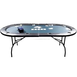 Masa pentru poker Tat Biliard Pliabila (Black/Grenn) Thumb