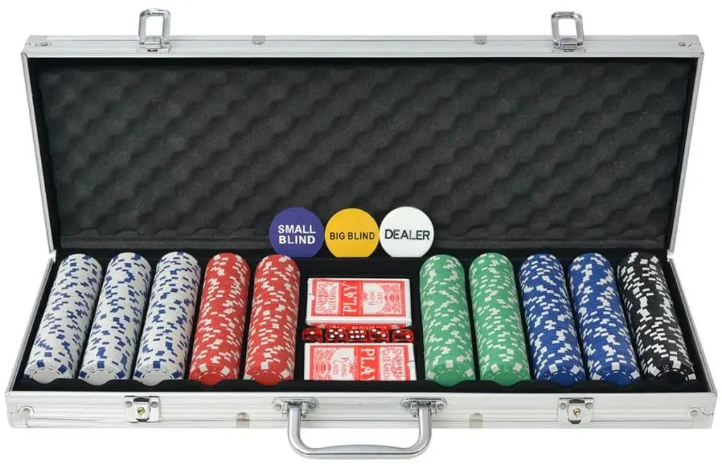 Набор для покера VidaXL 80182 (Silver)