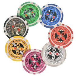 Set pentru poker VidaXL 80186 (Silver) Thumb