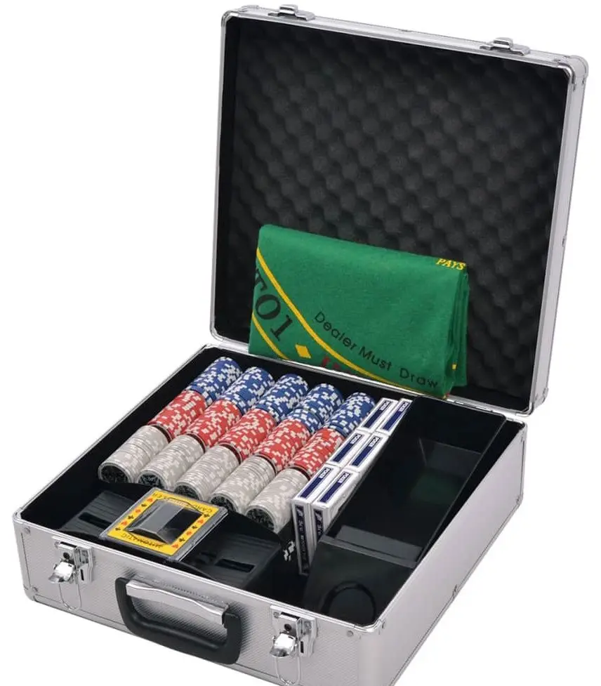Set pentru poker VidaXL 80186 (Silver)