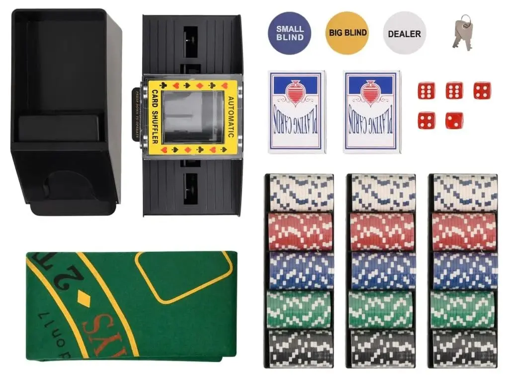 Set pentru poker VidaXL 80411 (Silver)