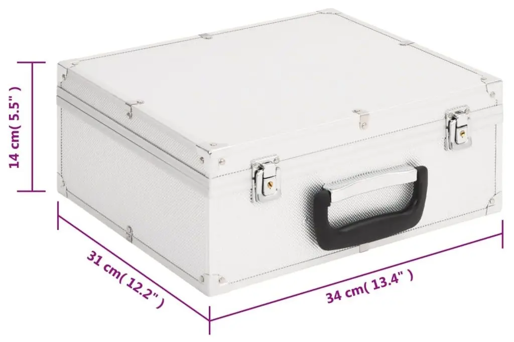 Set pentru poker VidaXL 80411 (Silver)