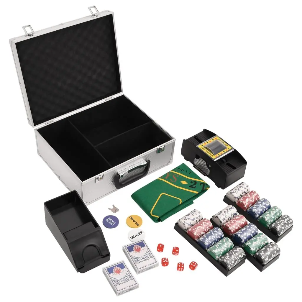 Set pentru poker VidaXL 80411 (Silver)