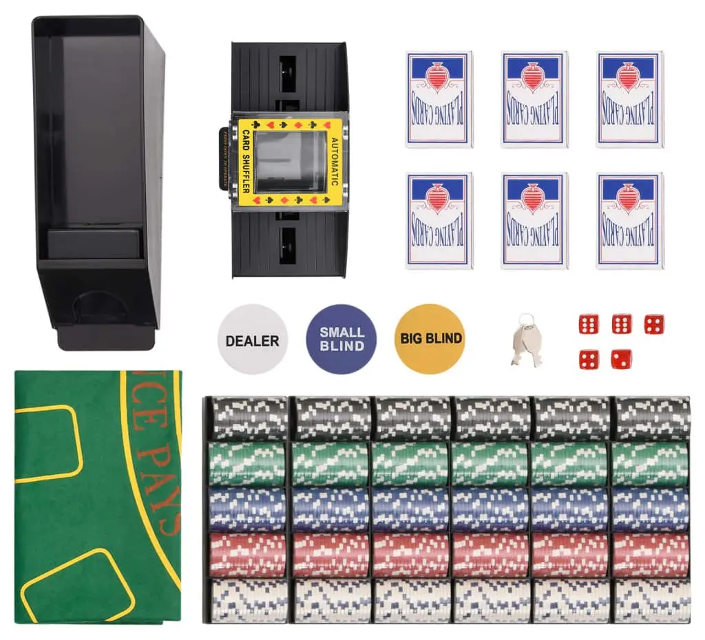 Набор для покера vidaXL 80414 (White)