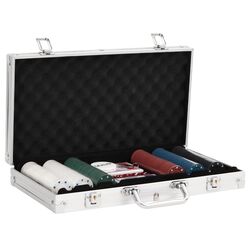 Набор для покера VidaXL 80415 (Silver) Thumb
