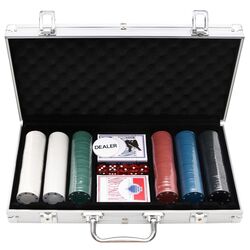 Набор для покера VidaXL 80415 (Silver) Thumb