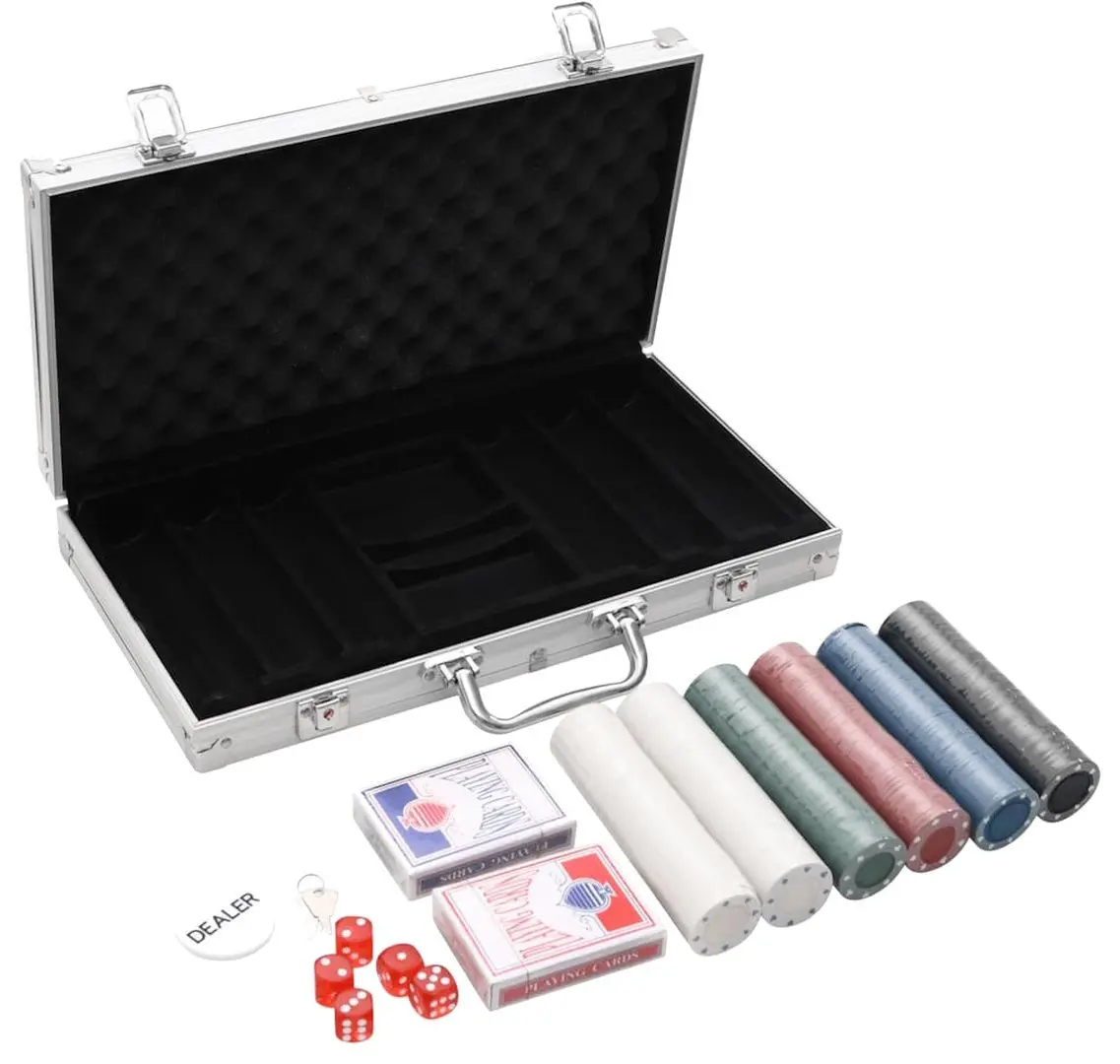 Набор для покера VidaXL 80415 (Silver)