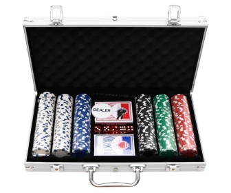 Set pentru poker VidaXL 80416 (Silver)