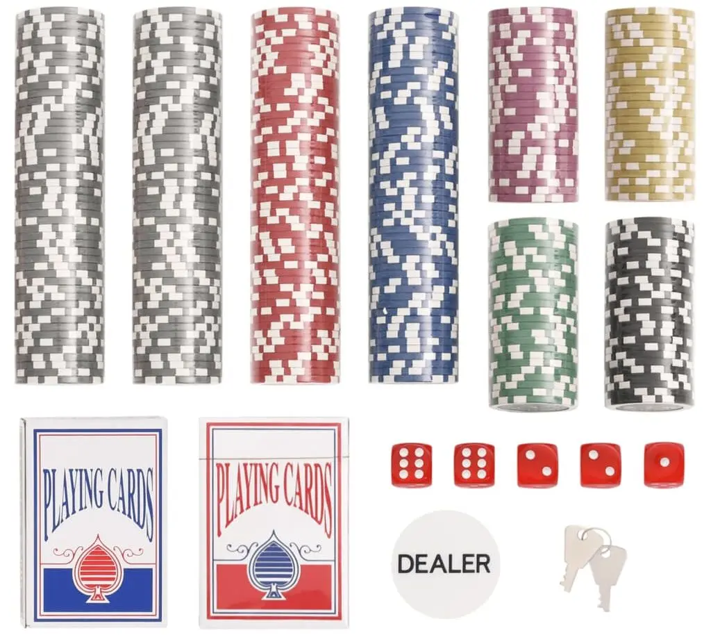 Набор для покера vidaXL 80417 (White)