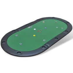 Покерная столешница VidaXL 80135 (Green/Black) Thumb