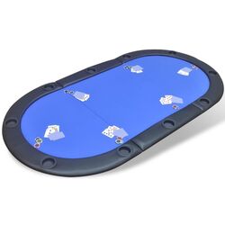 Покерная столешница VidaXL 80136 (Blue/Black) Thumb