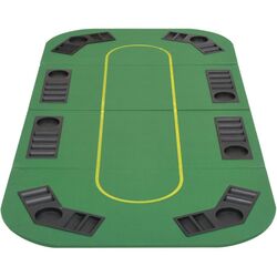 Покерная столешница VidaXL 80208 (Green/Black) Thumb