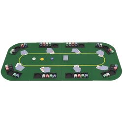 Покерная столешница VidaXL 80208 (Green/Black) Thumb