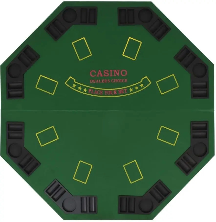 Покерная столешница VidaXL 80209 (Green/Black) - 2